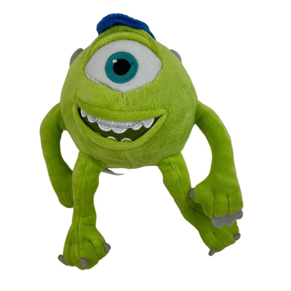 Pixar Disney Monsters University Mike Wazowski Plush 8" Hat & Braces - Picture 2 of 12